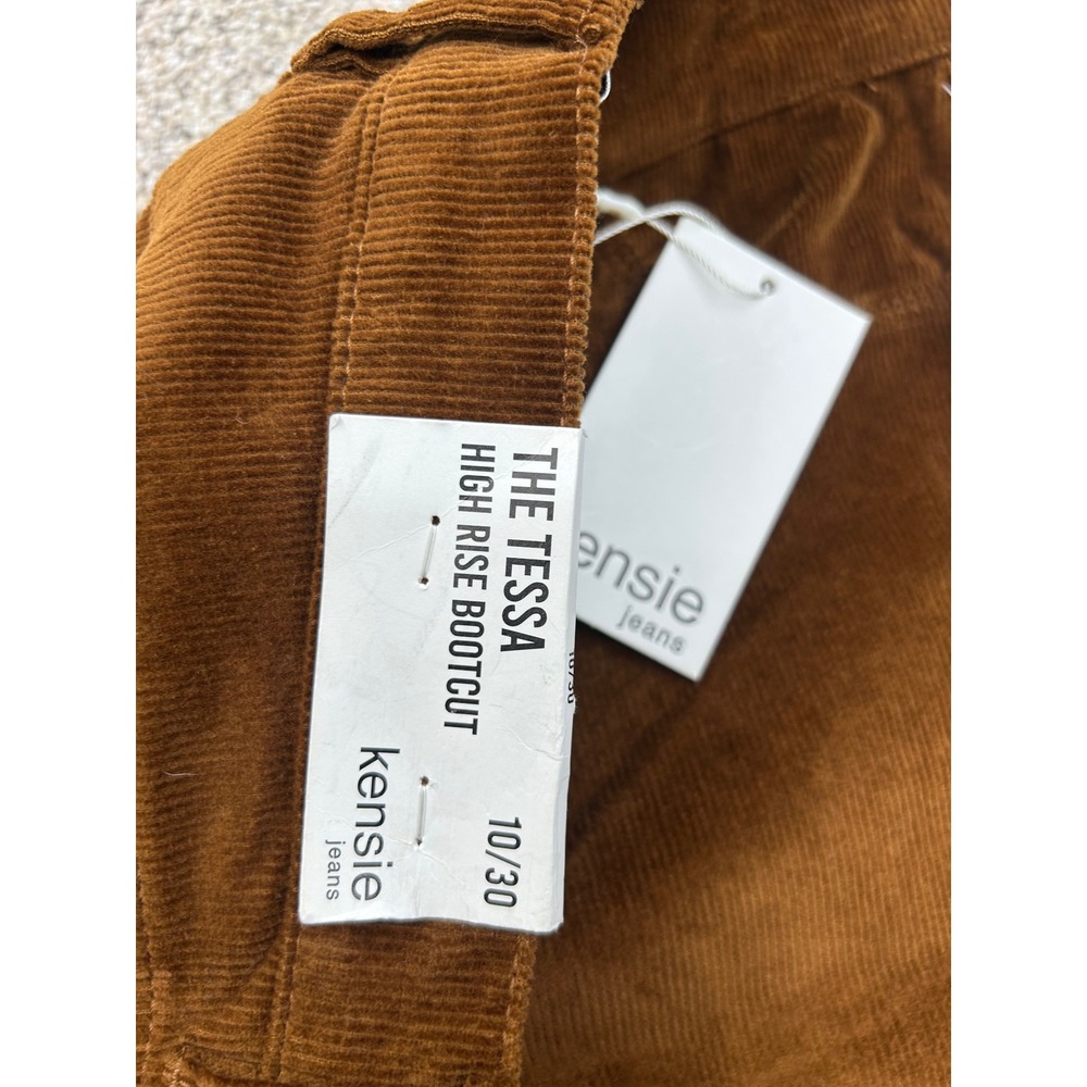 Kensie Jeans The Tessa High Rise Bootcut Corduroy Pants Brown 10/30 NWT #0665 - Picture 6 of 10